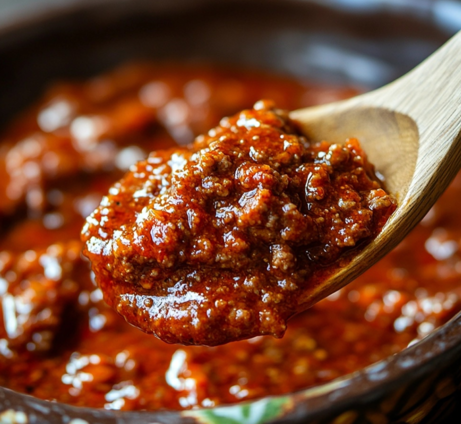 A classic meatloaf topped with sweet and tangy sauce, garnished with fresh parsley.